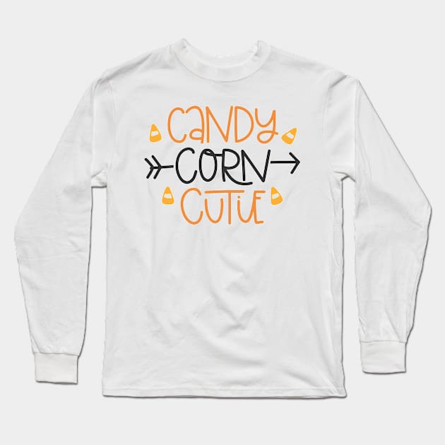 Candy Corn Cutie Long Sleeve T-Shirt by JakeRhodes